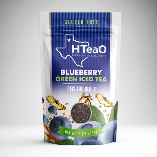 Create a iconic design for h tea o s new tea packaging product