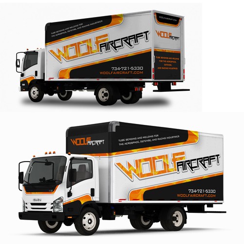 Design our box truck wrap!-ontwerp door Konstantin Graphics