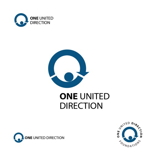 One Direction United Logo With Strong Foundations ロゴ コンペ