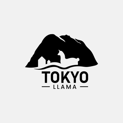 Outdoor brand logo for popular YouTube channel, Tokyo Llama Design by ceylongraphic