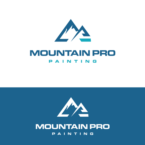 High-end, tech-focused Colorado painting company brand package Design by MD Design99