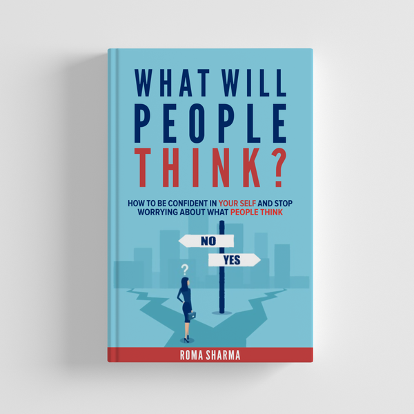Book covers that encourage people to stop worrying about what others say