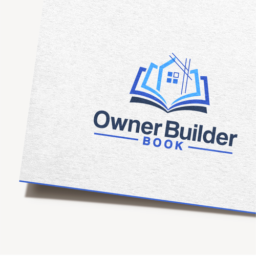 The New Owner Builder Book Logo Design by boriman05