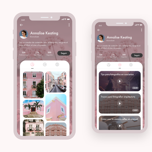 Design by Melui titled "App mobile"