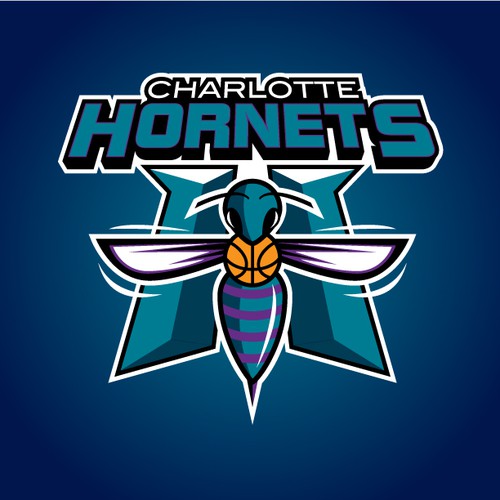 Community Contest: Create a logo for the revamped Charlotte Hornets! Design by 262_kento