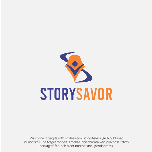 Design a logo for acompany that connects people with professional story tellers. Réalisé par Lure Studio