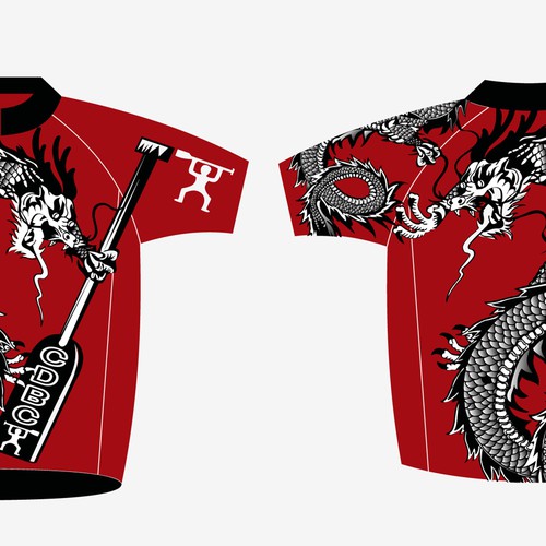 Dragon Boat Team Jersey Tshirt contest