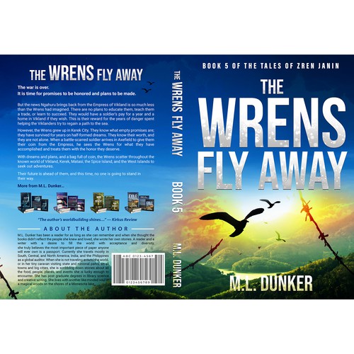 Cover Contest For A Fiction Series The Wrens Fly Away - Book 5 Ontwerp door Kareem.S