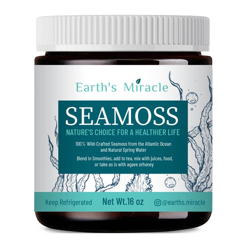 Design a Label for our Sea Moss Gel Product Design by ve_sta