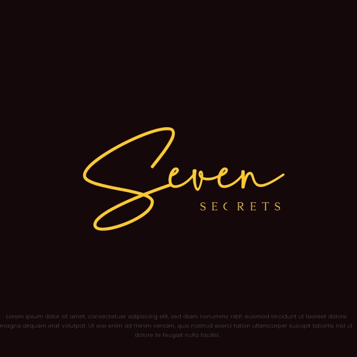 Logo Design for luxurious massage oil brand "Seven Secrets" Design by NajninD