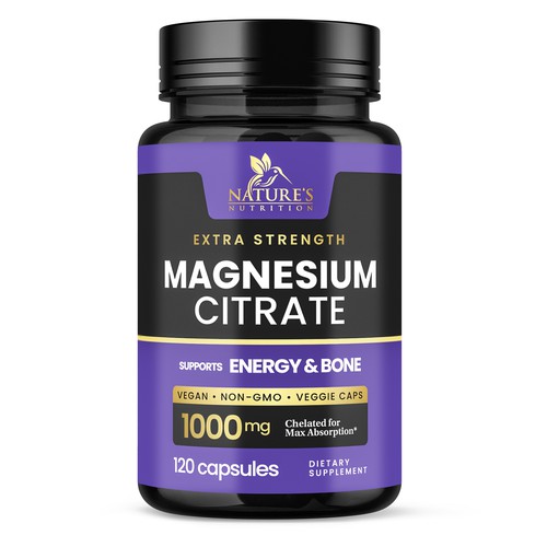 Premium Magnesium Citrate Design needed for Nature's Nutrition Design by Davi Giolo ★