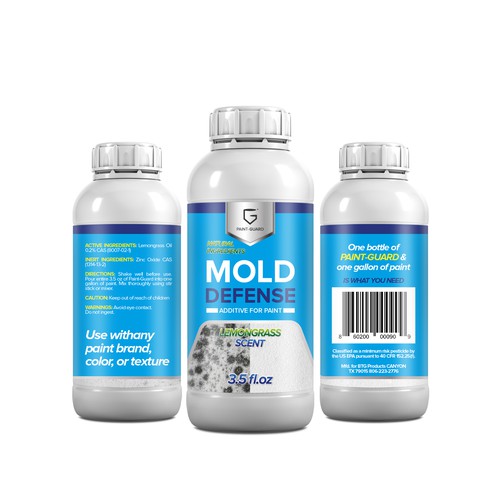 Paint Additive Label Redesigned for Store Shelves Design by creationMB