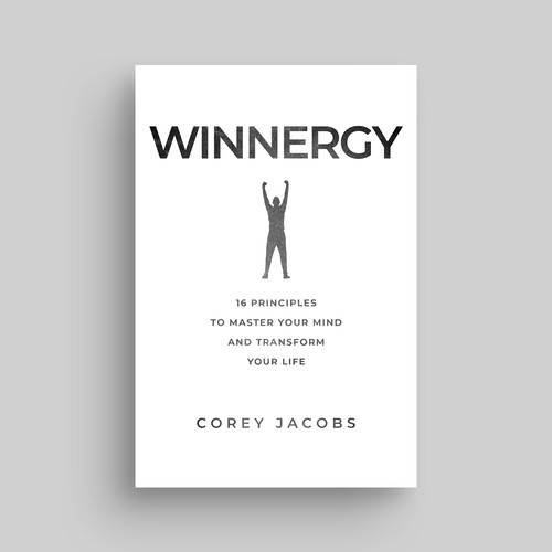 Design a sleek book cover for a man who wants to transform your mind and life! Design by tukoshimura