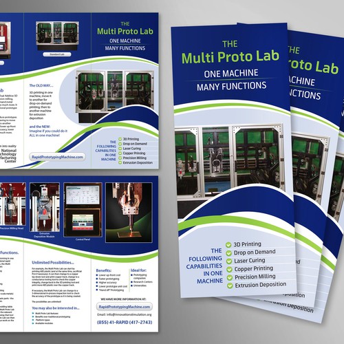 New brochure design wanted for National Nanotechnology Manufacturing Center Design by Global.Dezine