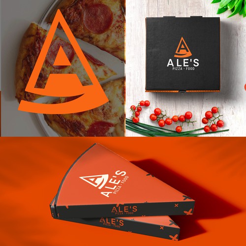 Diseño de Rebrend Ale's pizza (Pizzeria da asporto) de S H A Y