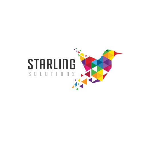 Create a starling murmuration-inspired masterpiece. Ontwerp door KamNy