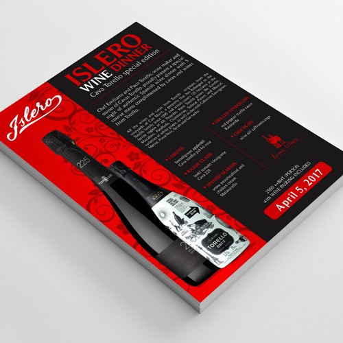 Tasting Menu Design Design by FuturisticBug