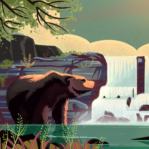 Looking for a Great Postcard for our National Parks game! Design by Asra.
