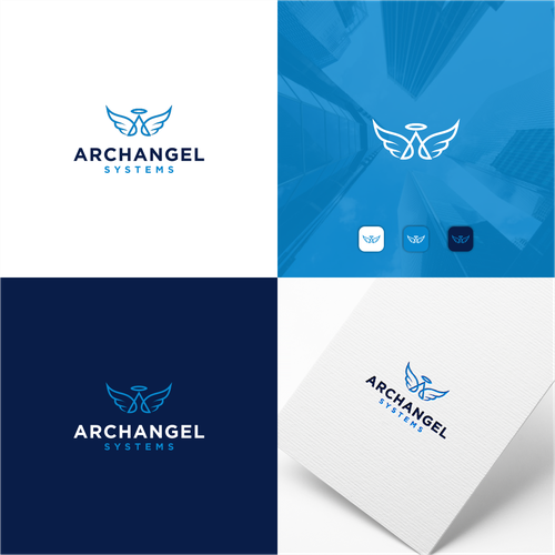 Archangel Systems Software Logo Quest Diseño de valub