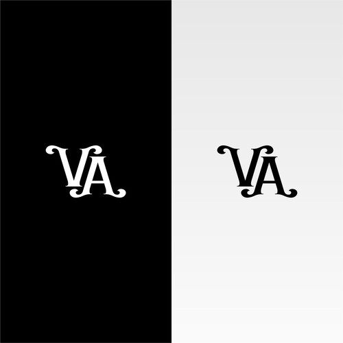 VA Monogram Logo for All Over Print Design by Sherly Adam's
