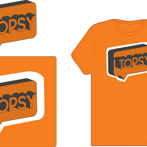 T-shirt for Topsy Ontwerp door mindperson