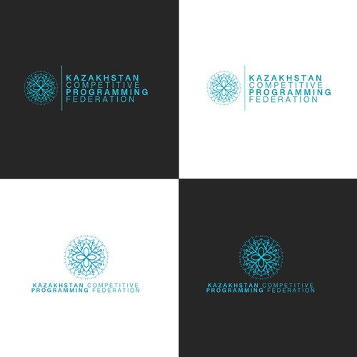 Logo for the Kazakhstan Competitive Programming Federation Design by namanama