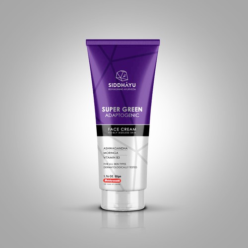 Diseño de "Contemporary design for a herbal anti aging cream for global audience" de sougatacreative