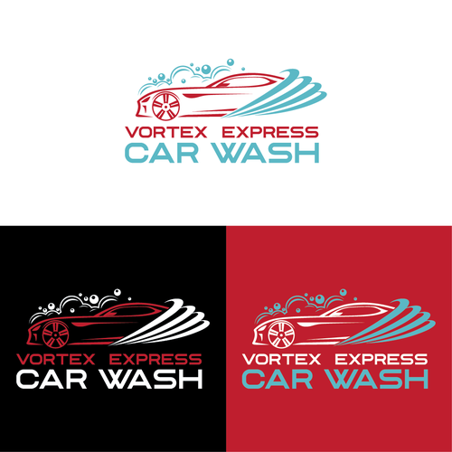 Clean and Memorable Car Wash Logo Diseño de ES STUDIO