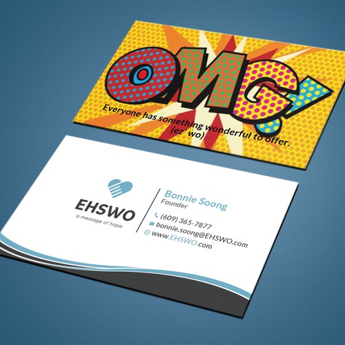 A Cool, Fun Business Card That's Not Really A Business Card - Have fun with this!!!  EHSWO.com Design by Roni_