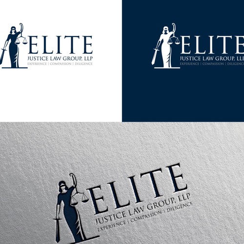 Elite Justice Law Group needs an empowering logo! Design by Metaworlddesigns