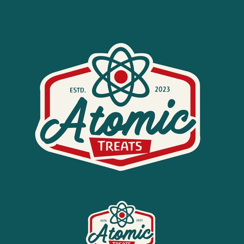 Design a logo and brand for a 50s theme freeze dried candy/dog treat business Design by Fortuna Design