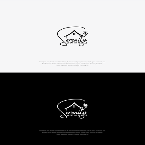 New Vacation home rentals logo for our Airbnb! Design by Salmafina