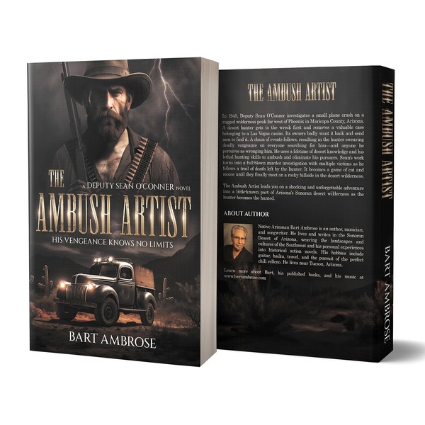 Design by MarCreative™ titled "“The Ambush Artist” by Bart Ambrose"