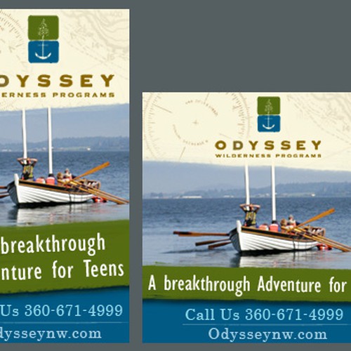 Create the next banner ad for Odyssey Wilderness Programs Design by gldesigns