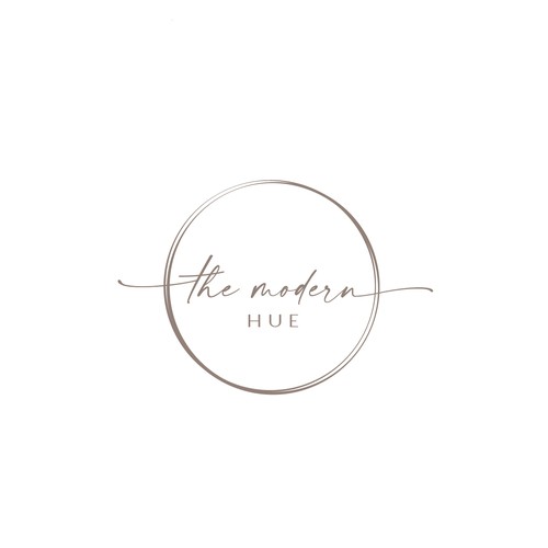 The Modern Hue Logo Design by mikellyle