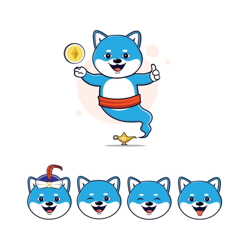 Redesign the Mascot for our Crypto Dog Coin and see it marketed EVERYWHERE! Design by Artist86