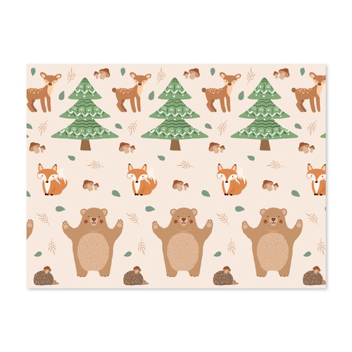 Designs | Illustration of kids playmat with animals | Illustration or ...