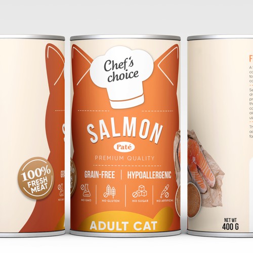 Design a super premium pet food packaging! Design by GREYYCLOUD