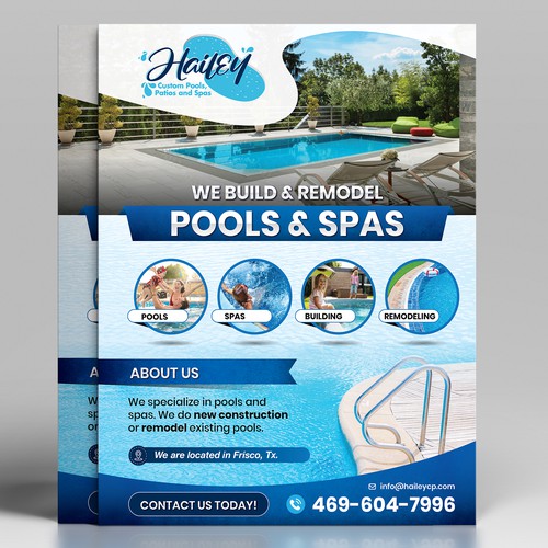 Pool Flyer Design by Maximillian