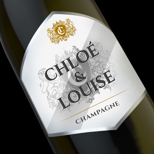 Design by S h w e t titled "Champagne Label"