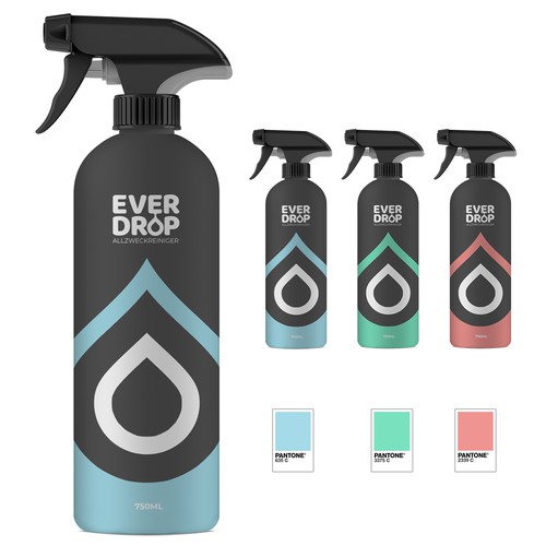 Diseño de Premium Spray Bottle and Packaging for Cleaning Supplies de gs-designs