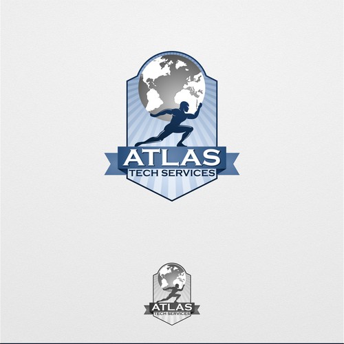 Guaranteed-  Create a logo and branding concept for Atlas Tech Services Design by DedovArt