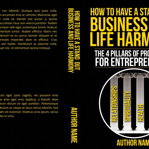 Create an Epic book cover for entrepreneurs looking to achieve true prosperity Design by Bite My Cookie