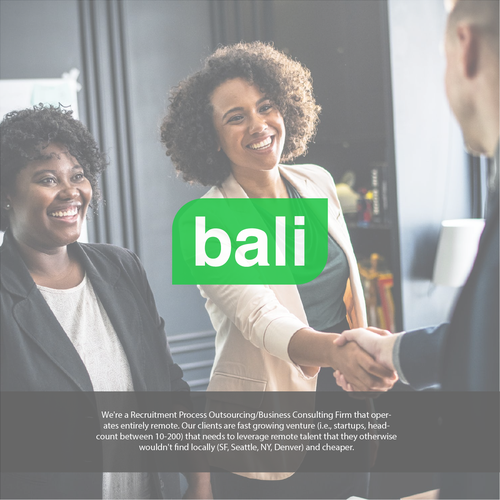 Bali - brand identity for staffing firm