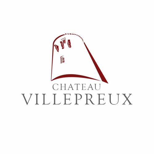 Modern new logo for French chateau and vineyard-ontwerp door Karen Faria