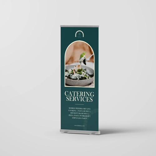 Roll-Up for special Catering Design von @rysmrn