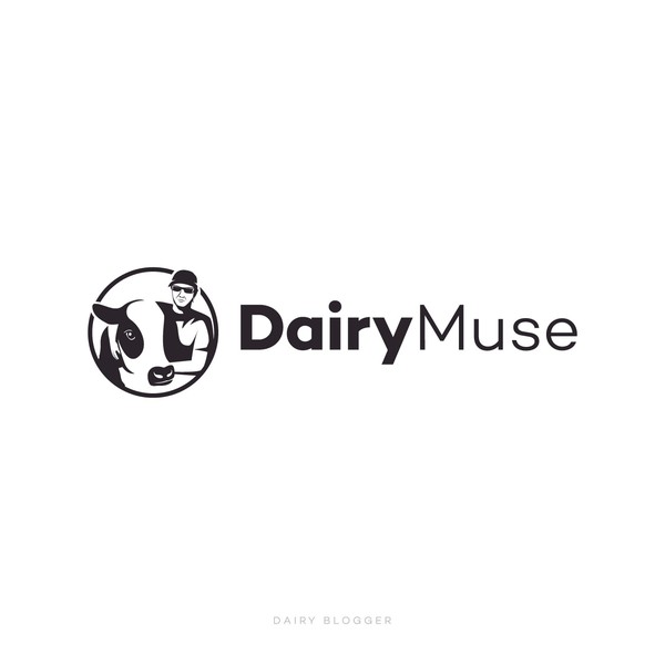Design by Madae titled "Winning design for Dairy Muse logo contest."