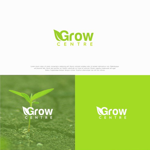 Logo design for Grow Centre Réalisé par imtishaal