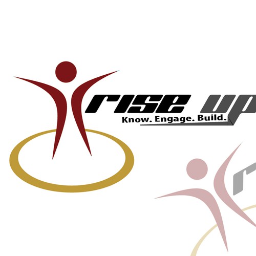 Design a motivating logo for the rise up program!