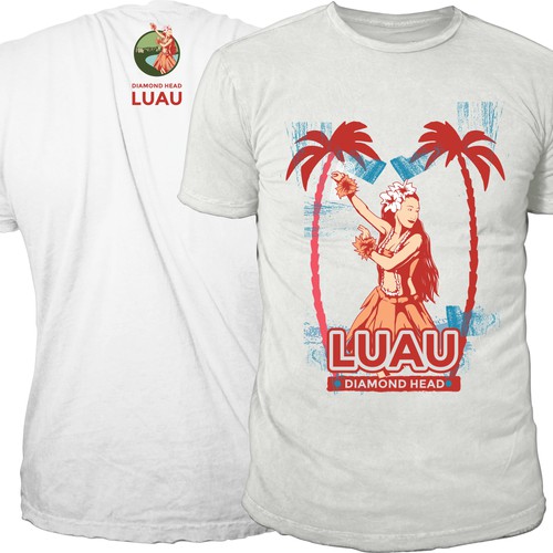 Create A Shirt Souvenir For The Hottest Luau In Hawaii Design réalisé par Punisher!!!